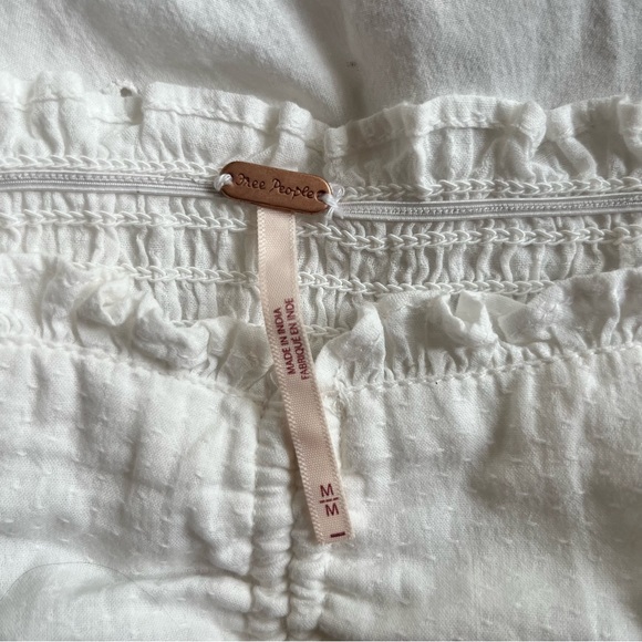 FREE PEOPLE Bambino Cotton Top In White - Picture 5 of 9
